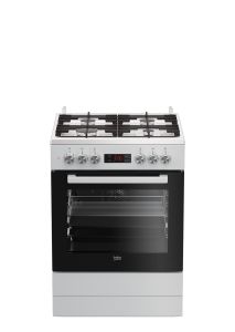 Beko FSM62330DWT cooker Freestanding cooker Gas White A