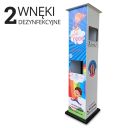 Bezdotykowy dozownik płynu do dezynfekcji rąk 2w1 - 100% Polski produkt