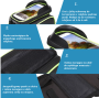 Bicycle bag with a phone case / bicycle bag B-SOUL - blue