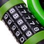 Bicycle lock with code / code - green