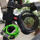 Bicycle lock with code / code - green