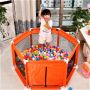 Big dry pool playpen for balls - orange