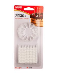 Birthday candles 24+12pcs