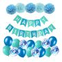 Birthday decoration for boy's - turquoise