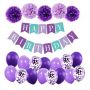 Birthday decoration - purple