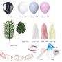 Birthday decoration set - pink gray