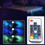 Biurko gamingowe z podświetleniem LED RGB 100 x 60