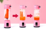 Blender cordless 380ml - pink