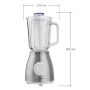 Blender kielichowy Aurora AU3119 (500W, tryb turbo, 1.5L)