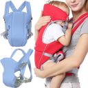 Blue baby carrier