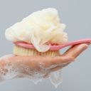 Body wash brush - pink
