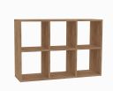 Bookcase 2x3 Craft Oak Gold