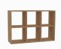 Bookcase 2x3 Craft Oak Gold