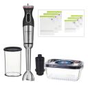 Bosch MS8CM61V1 blender Hand mixer 1000 W Black, Stainless steel, Transparent