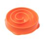 Bowl slowing dog / cat food - orange