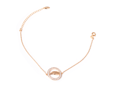 Bracelet Celebrity Xuping feather - gold