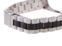 Bransoletka pasek Xiaomi Mi Band 3/ Xiaomi Mi Band 4 - srebrno czarna