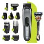 Braun 10-in-1 Trimmer MGK7221 Men Beard Trimmer, Body Grooming Kit & Hair Clipper, Dark Grey