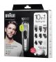 Braun 10-in-1 Trimmer MGK7221 Men Beard Trimmer, Body Grooming Kit & Hair Clipper, Dark Grey