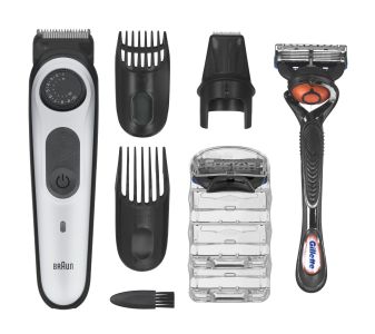 Braun All-in-one BT5260 beard trimmer Wet & Dry Grey