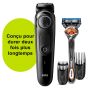 Braun Beard Trimmer BT5242 Men Trimmer & Hair Clipper, 39 Length Settings, Black/Grey
