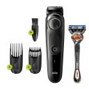 Braun Beard Trimmer BT5242 Men Trimmer & Hair Clipper, 39 Length Settings, Black/Grey