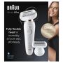 Braun Silk-épil 9 81688635 epilator 40 tweezers White, Gold Unpacked
