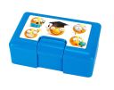 Breakfast box EMOTICONS 19,8x12,7x7cm VETRO is a traditional supplier of a wide range of goods in the Czech Republic, Slovakia, Poland and many other countries. It cooperates with all international trade networks, but also with many traditional retail and wholesale partners. Currently, our assortment includes glassware, porcelain and ceramics, household goods, decorative articles, home textiles, furniture, tools, lighting, leisure and garden products. Blue plastic breakfast container with EMOTICONS design. The box is suitable for school, work and trips. Dimensions: 19,8 x 12,7 x 7 cm. Color: Blue Microwave: No Dishwasher: No Material: Plastic