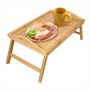 Breakfast table for bed, bamboo tray