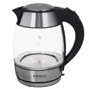 BROCK WK 2103 electric kettle 1.7 L 2200 W Silver, Black