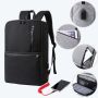 Business laptop backpack - black