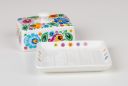 Butter dish FOLKSTAR Mariola Łowicka white