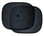 Buttocks (2 pcs) for car sun protection - black