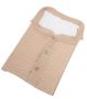 Buttoned sleeping bag for trolley - cream color