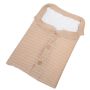 Buttoned sleeping bag for trolley - cream color