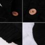 Buttoned trolley sleeping bag - black