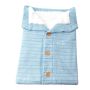Buttoned trolley sleeping bag - blue