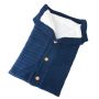  Buttoned trolley sleeping bag - dark blue