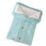 Buttoned trolley sleeping bag - turquoise