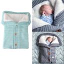 Buttoned trolley sleeping bag - turquoise