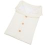 Buttoned trolley sleeping bag - white