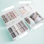 Cabinet with drawers for linen - green, 4 drawers