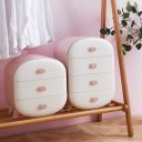Cabinet with drawers for underwear - pink, 3 drawers