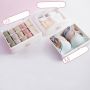 Cabinet with drawers for underwear - pink, 3 drawers