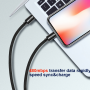 Cable / USB-C / Lightning MFI 1.2 m Swissten cord - silver