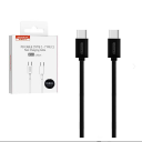 CABLE USB TYP-C TYP-C 5A 18W SOMOSTEL BLACK 5000mAh POWER DELIVERY 1.2M PD SMS-BT10 FAST USB-C TO USB-C PD