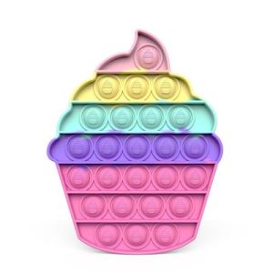 Cake-shaped anti-stress sensory toy