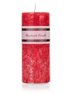 Candle 5x12cm Red