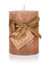 Candle 6,8x9,5cm Brown