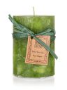 Candle 6,8x9,5cm Green